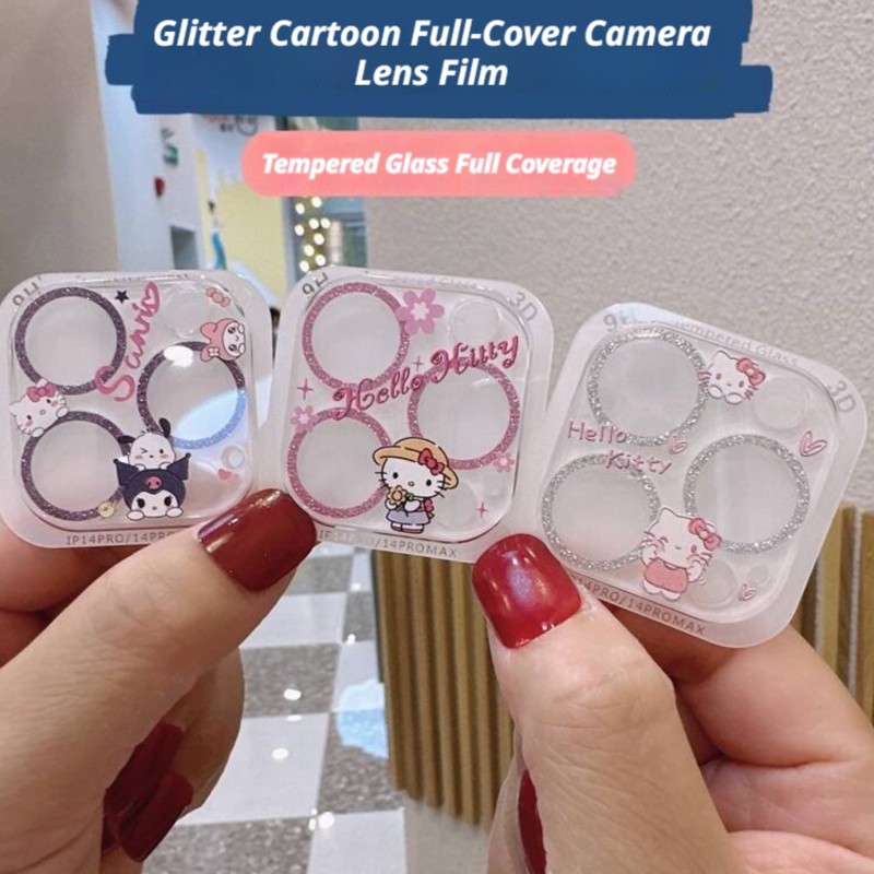 Tempered Glass Screen 9H - Protettore per Obiettivo Fotocamera Sanrio Hello