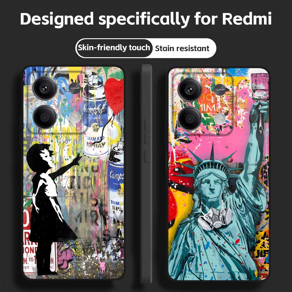 Custodia per telefono Banksy G - Xiaomi Redmi Note 13 recensione e prezzo