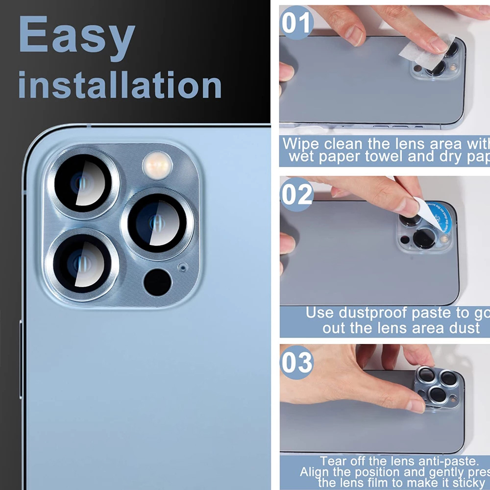 5 Pezzi Proteggi-Obiettivo in  - Tempered Glass Screen 9H recensione e prezzo